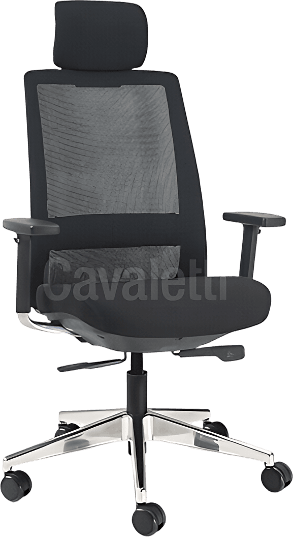 Cavaletti C4 Poltrona Presidente Giratória 29001 Syncron 3D