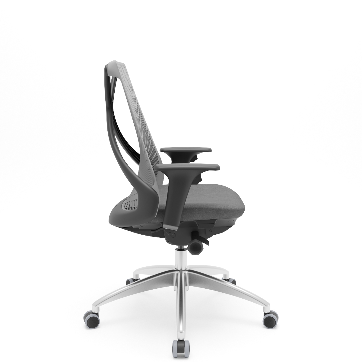 02_Bix Base Alumínio Encosto Cinza - T57